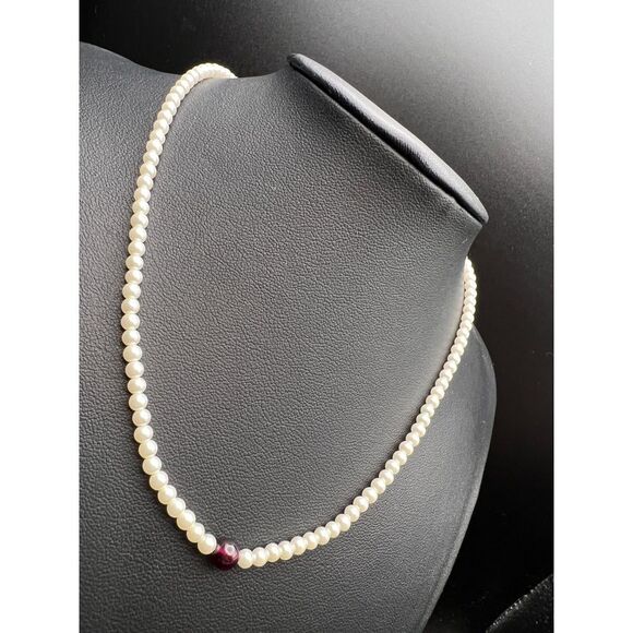 Tommy Hilfiger Faux Pearl Necklace - Picture 1 of 5